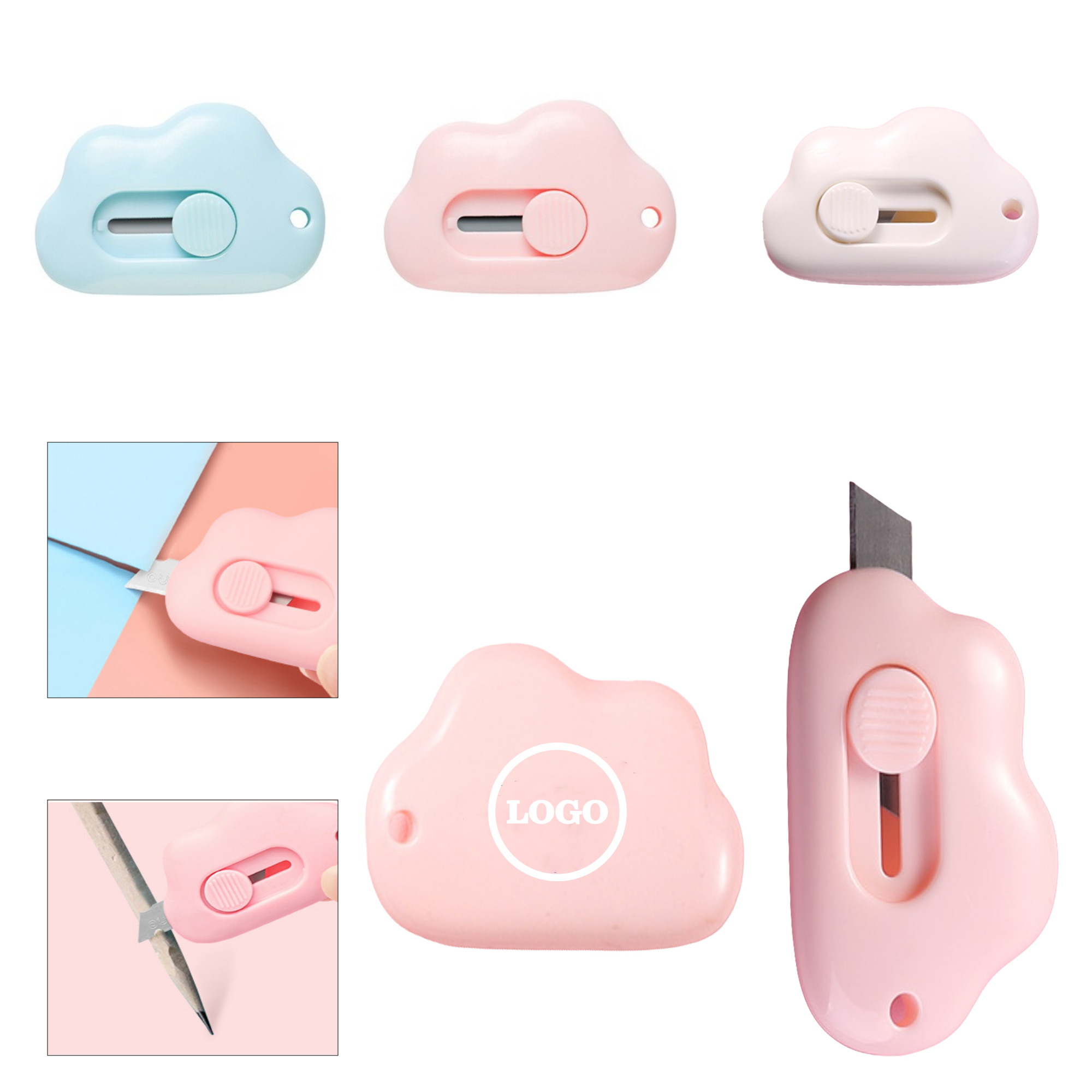 Retractable Paper Cutting Utility Knife 2