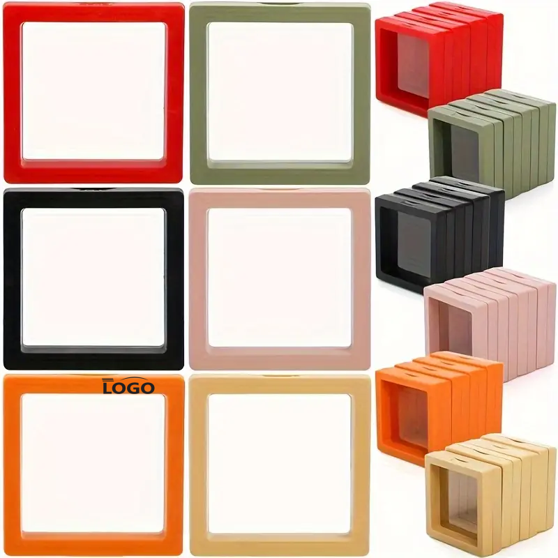 Floating Brooch Display Box 360 Degree View Dustproof Design 3