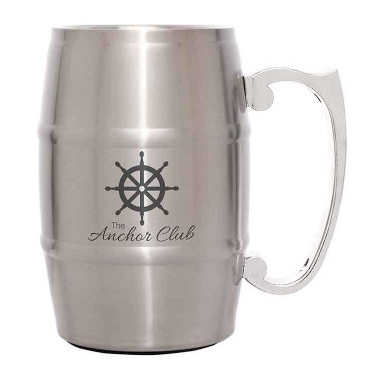 17 Oz Stainless Steel Barrel Mug 2