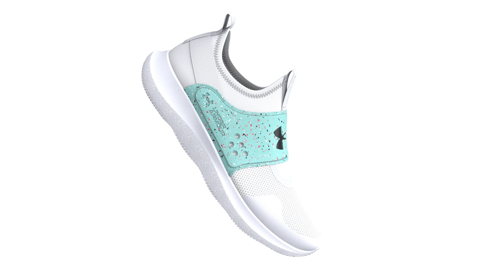Women's UA Runplay Paint Splatter Running Shoes 2