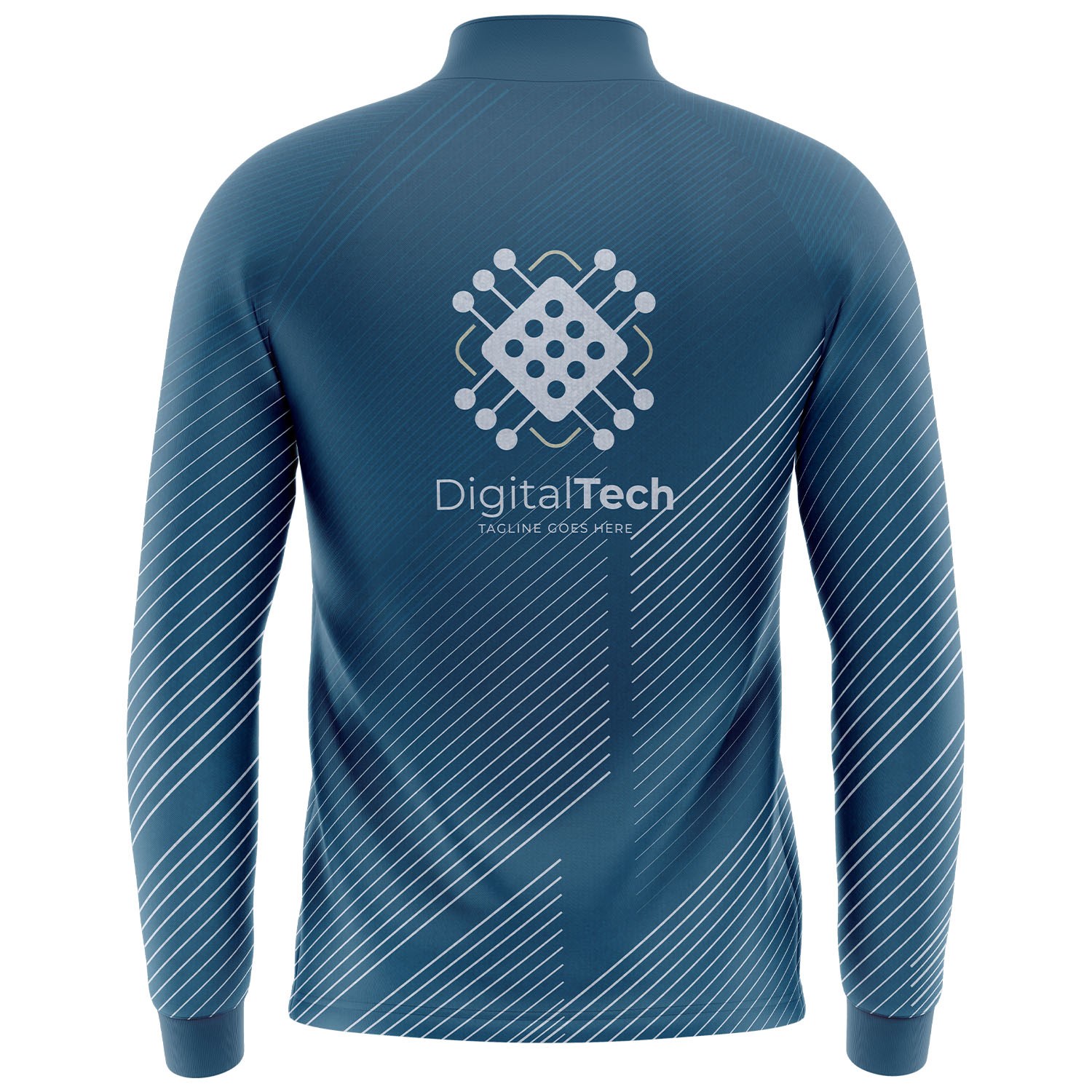 Unisex 180 GSM Poly Interlock Sublimation Quarter Zipper Sweatshirt 1