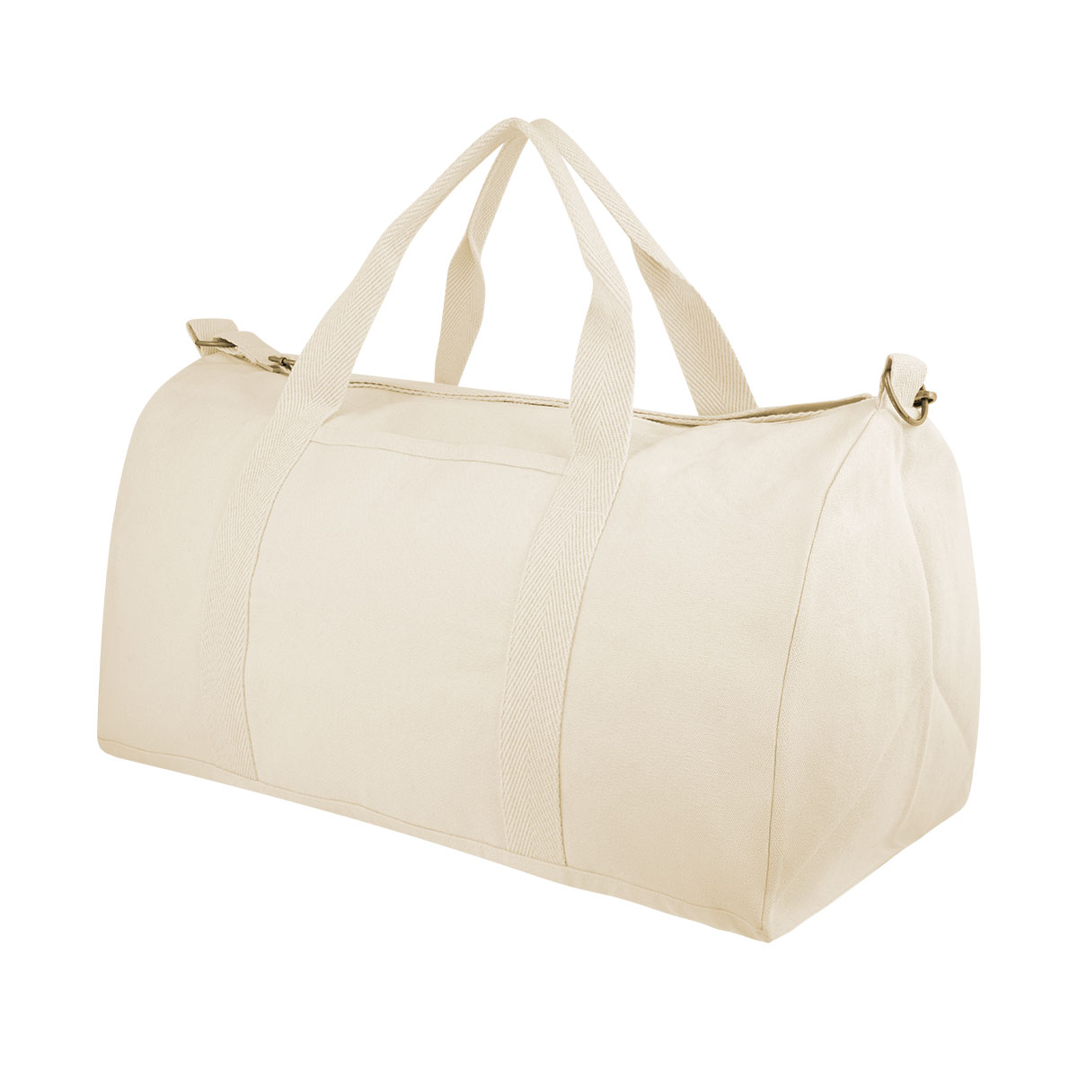 Aware™ 14 Oz. Recycled Cotton Flat Bottom Duffel Bag 7