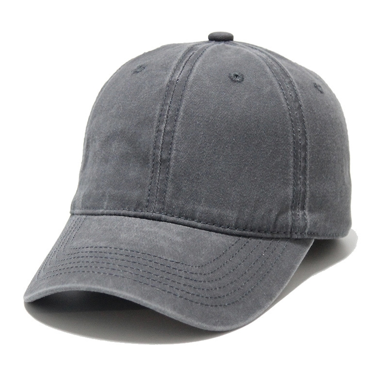 6 Panel Garment Washed Pigment Dyed Cotton Twill 6