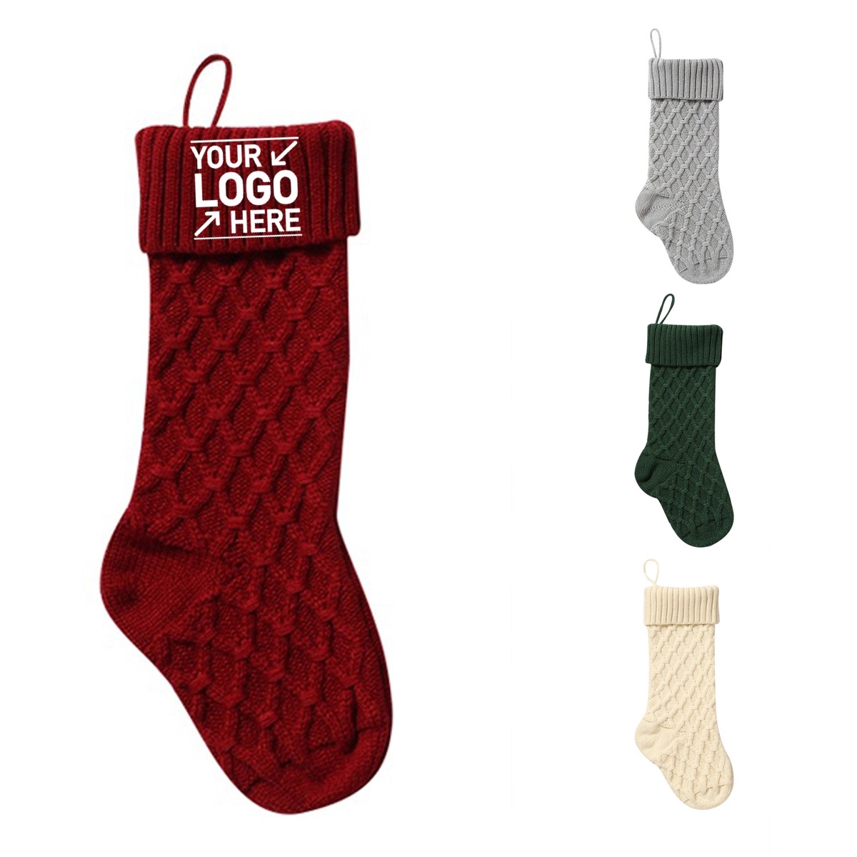 Knitted Christmas Stocking 2