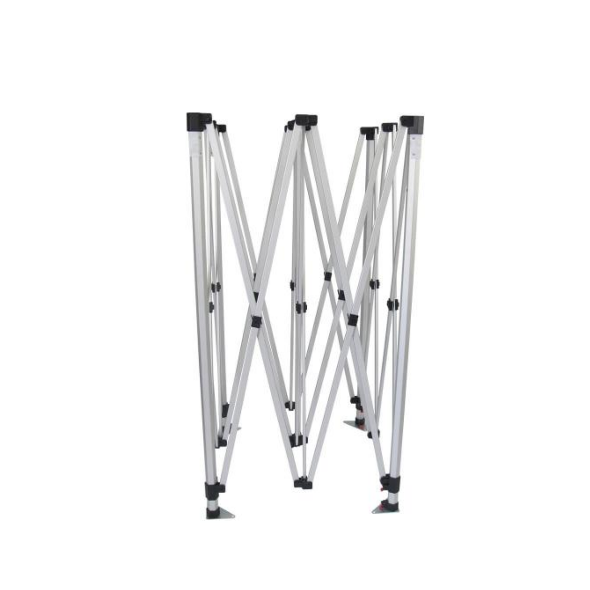 10' Custom Aluminum Canopy Tent Package with Single Sided Full Backwall and Sidewalls 4