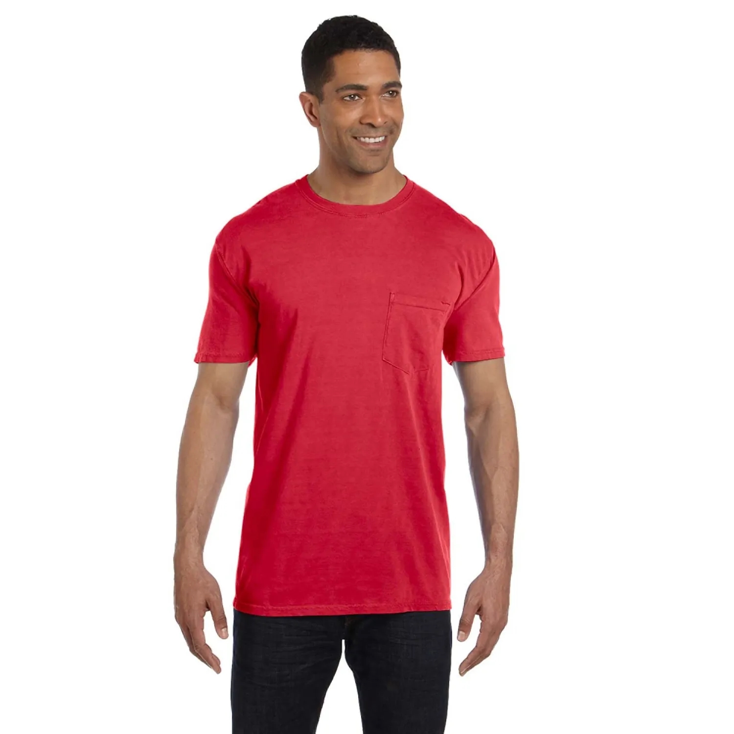 COMFORT COLORS ADULT HEAVYWEIGHT 6.1 OZ. POCKET T-SHIRT 48