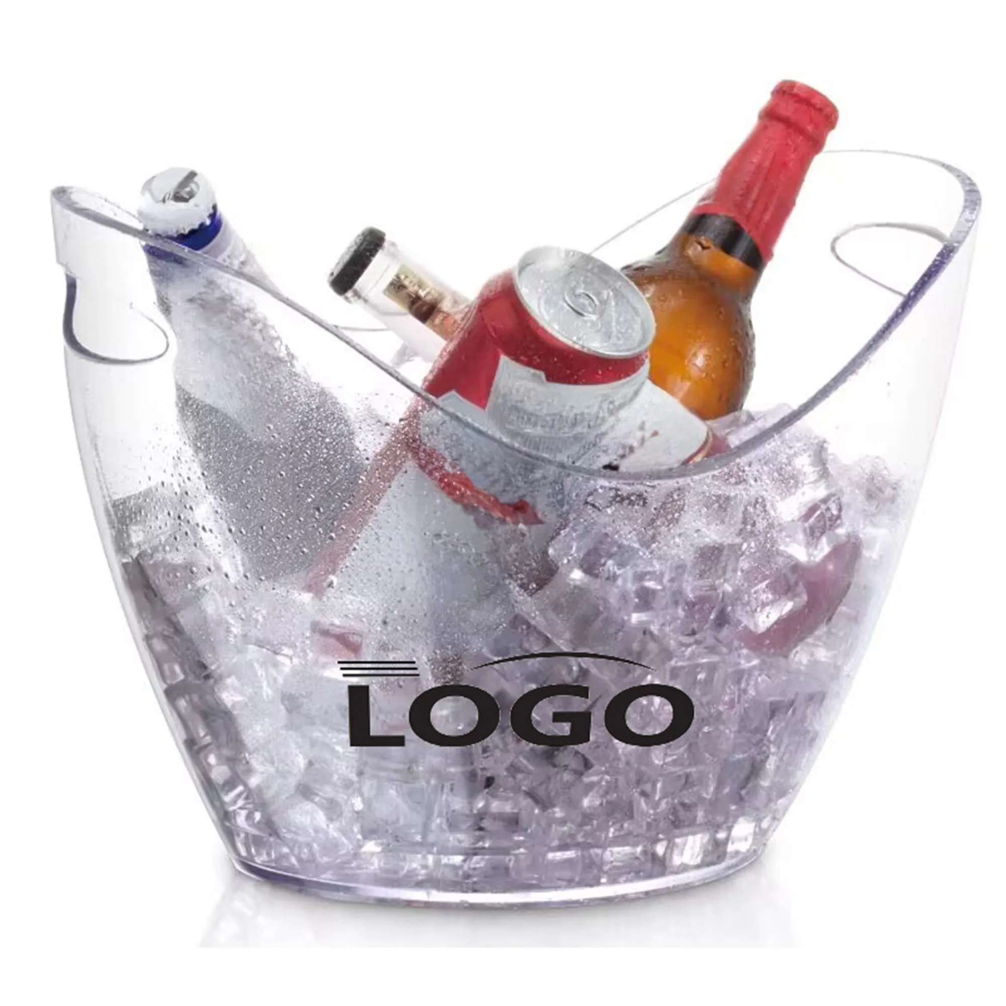 Clear Ice Bucket 2