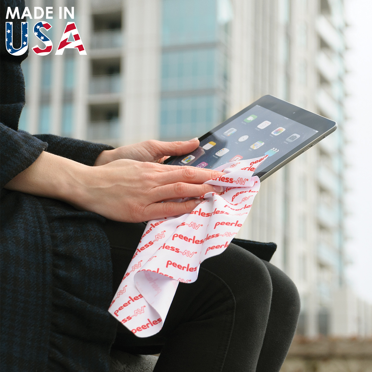 Toddy® Gear 8" x 8" Smart Cloth Thin - Microfiber Cleaning Cloth for Mobile Devices and Eyewear 2