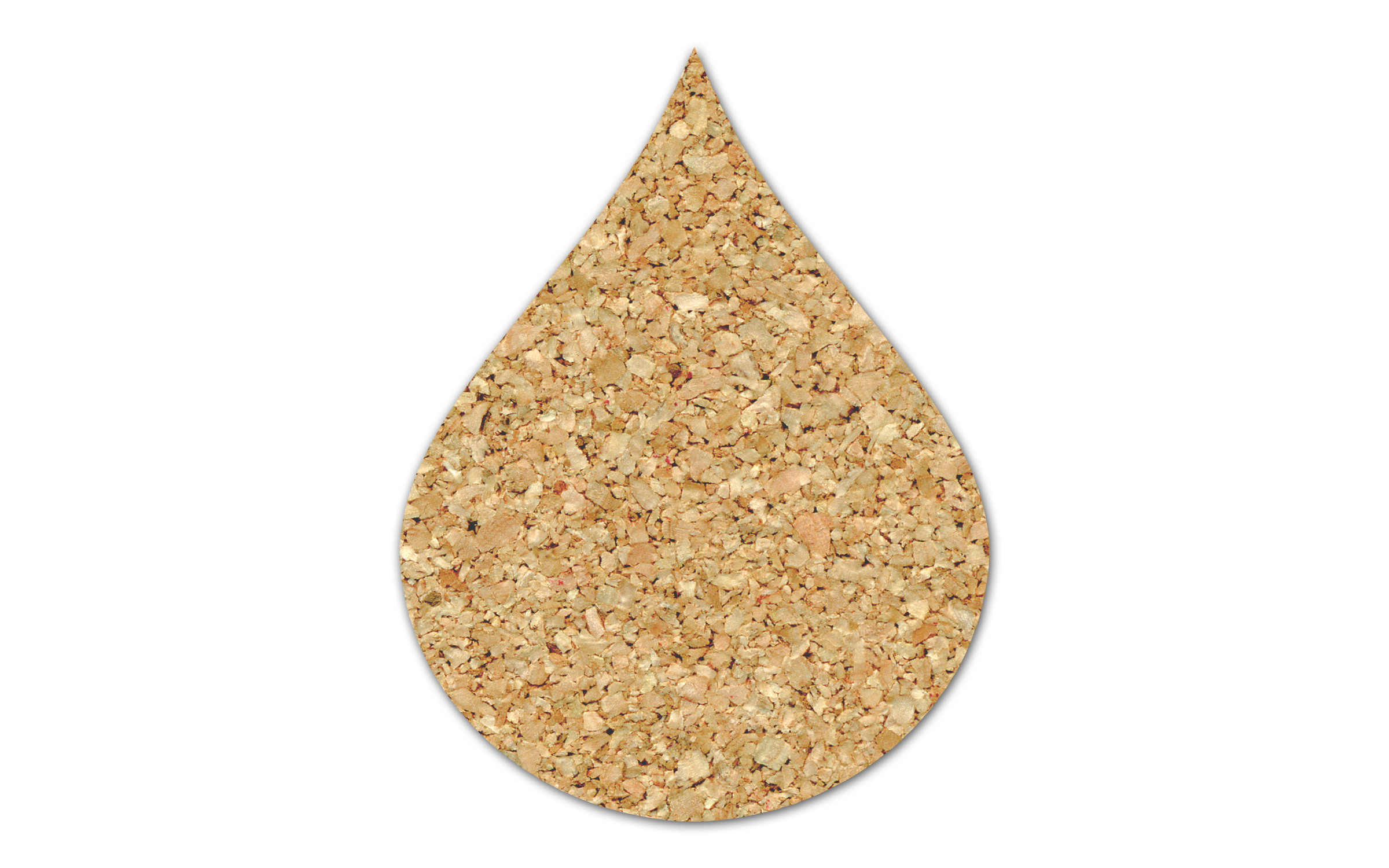 Flame/Water Cork Coaster 4FM 2