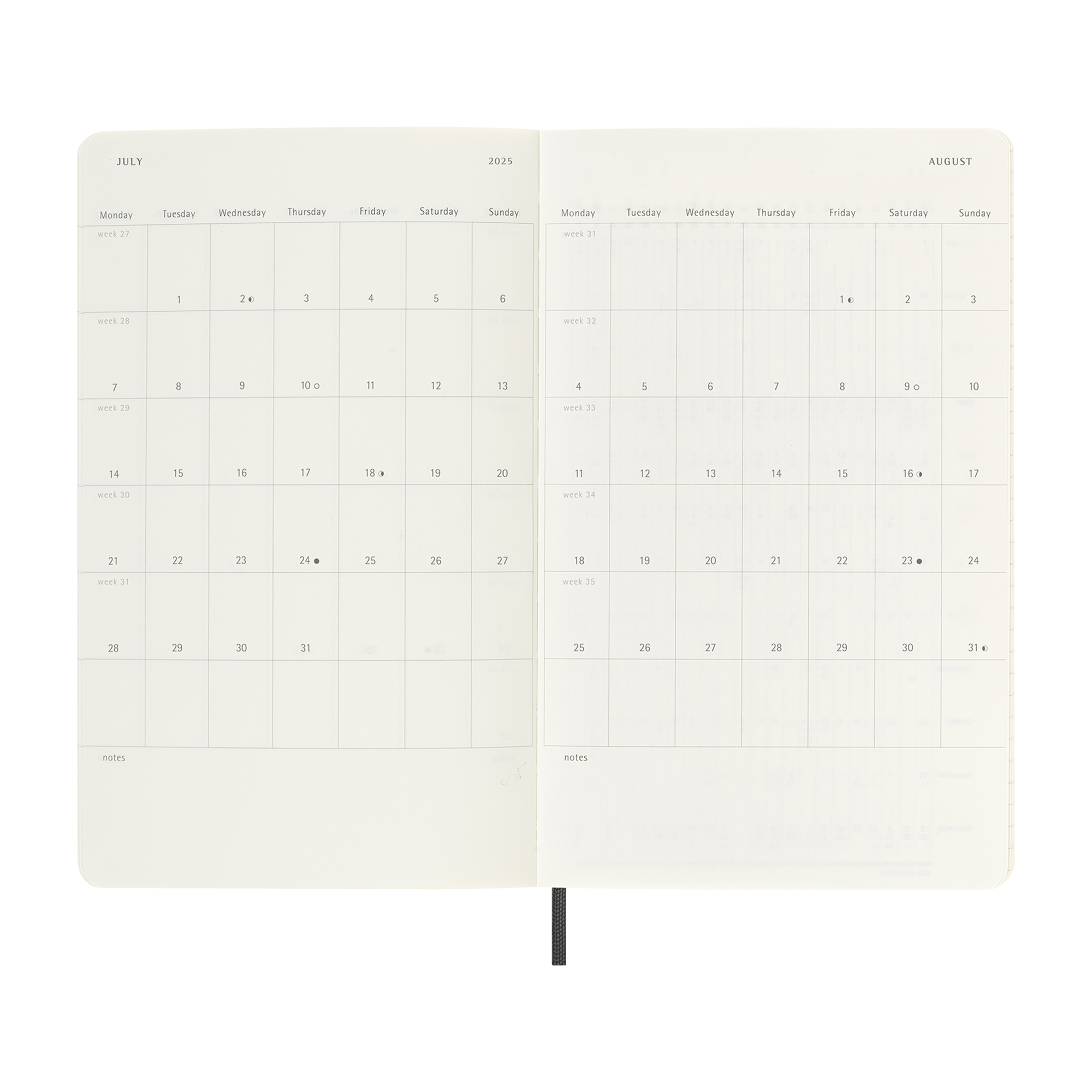 Soft Cover Large 12-Month Weekly 2025 Planner