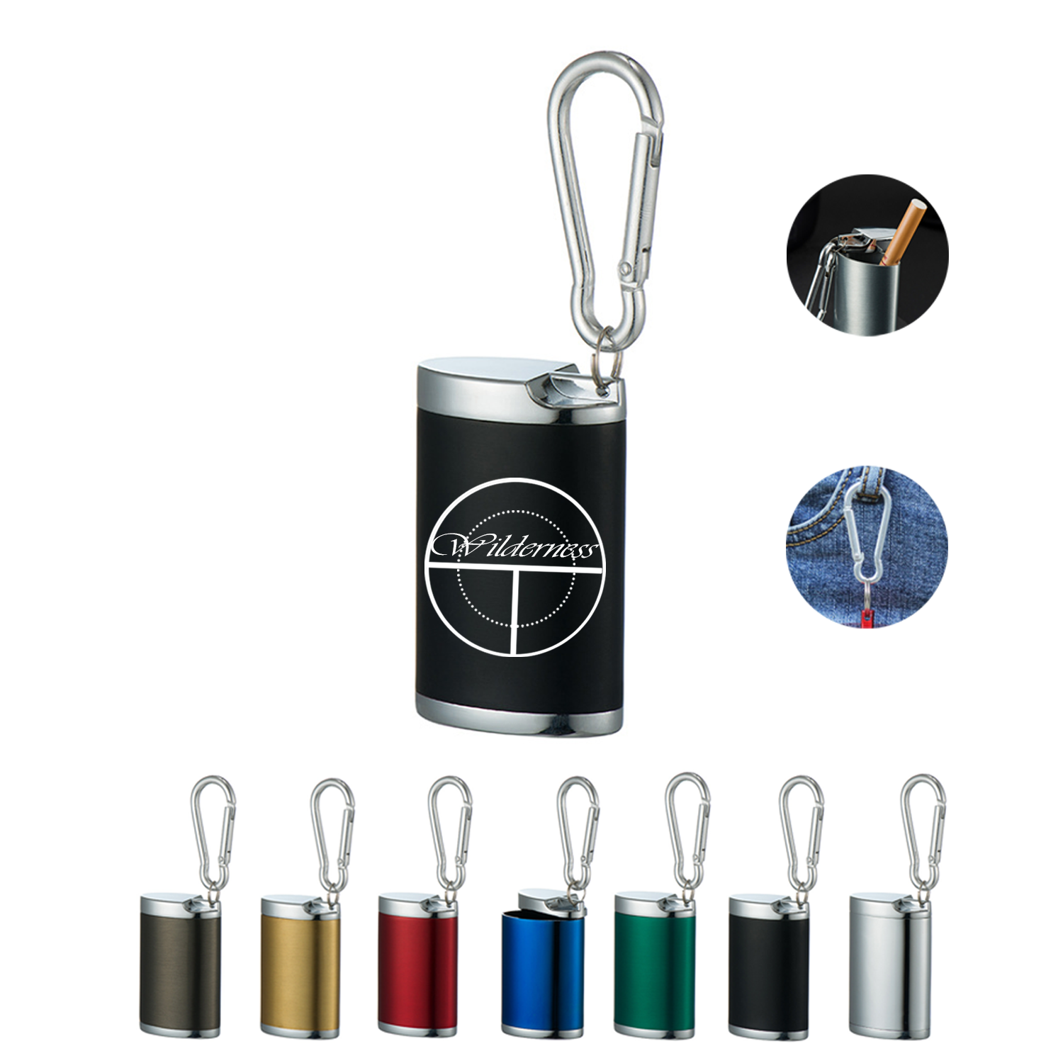 Portable Stylish Ashtray with Breakaway Clasp 3