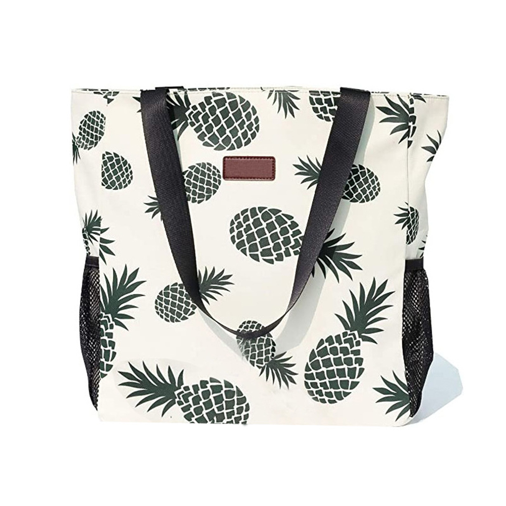 Travel beach tote bag, custom tote bag with logo imprint 2