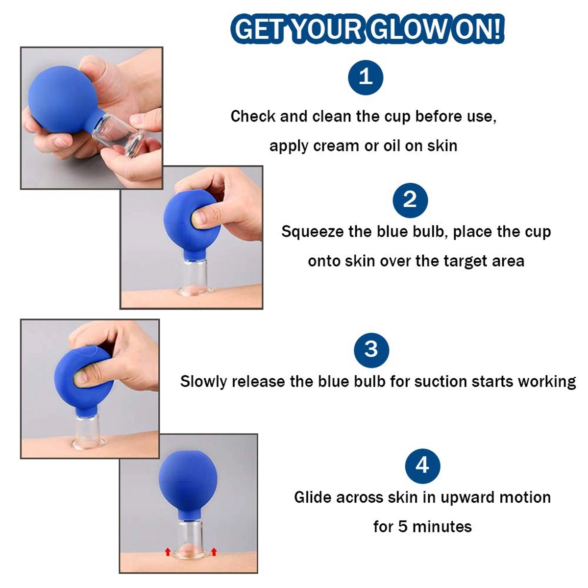 Glass Facial Cupping Set 6