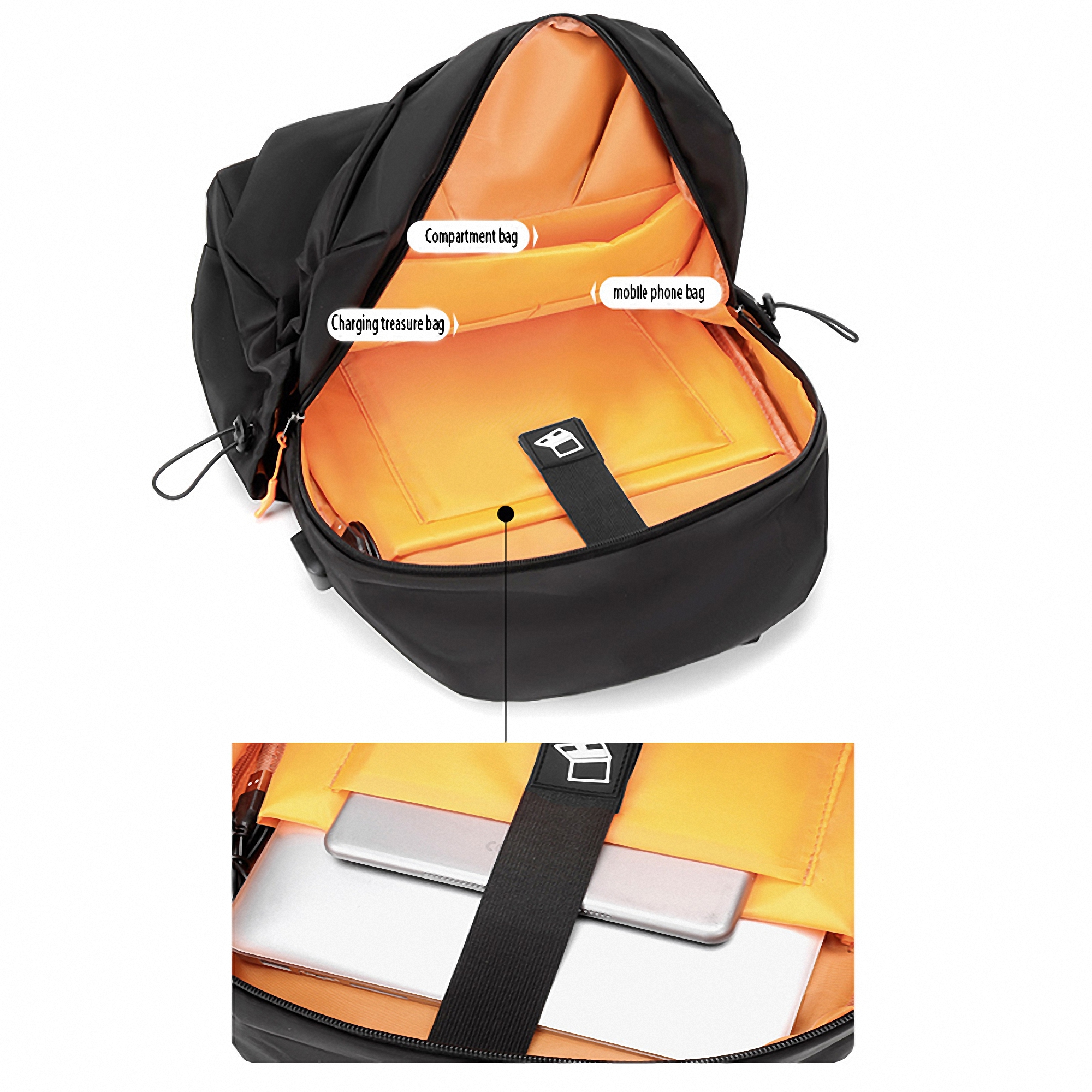 USB Charging Laptop Backpack 2