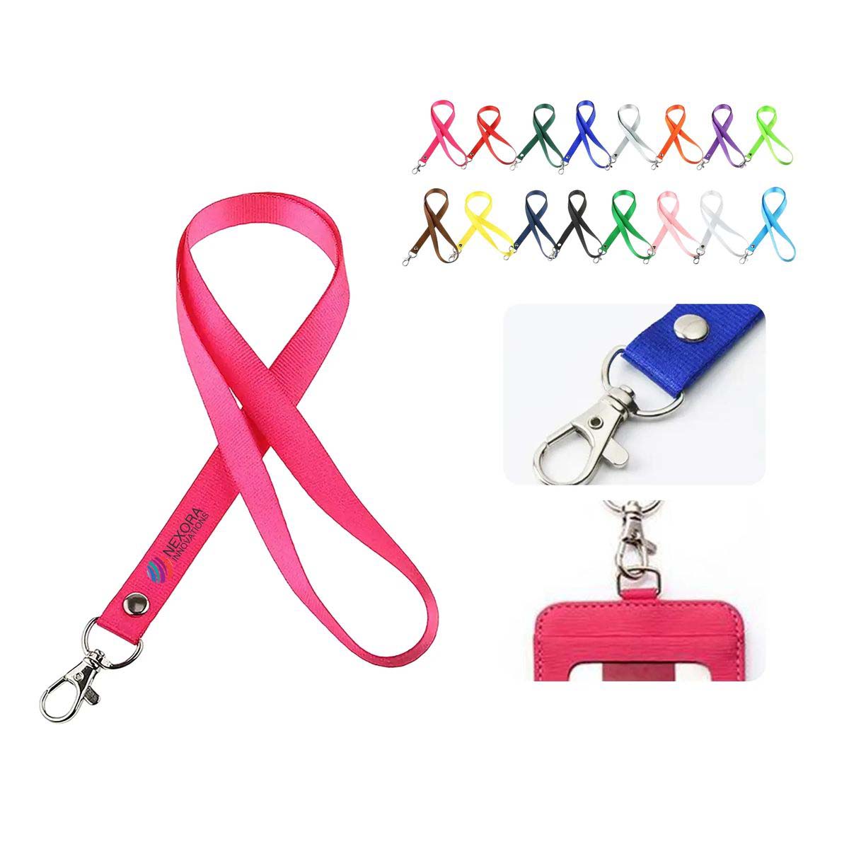 Phone and Badge Lanyard with Comfortable Strap 2