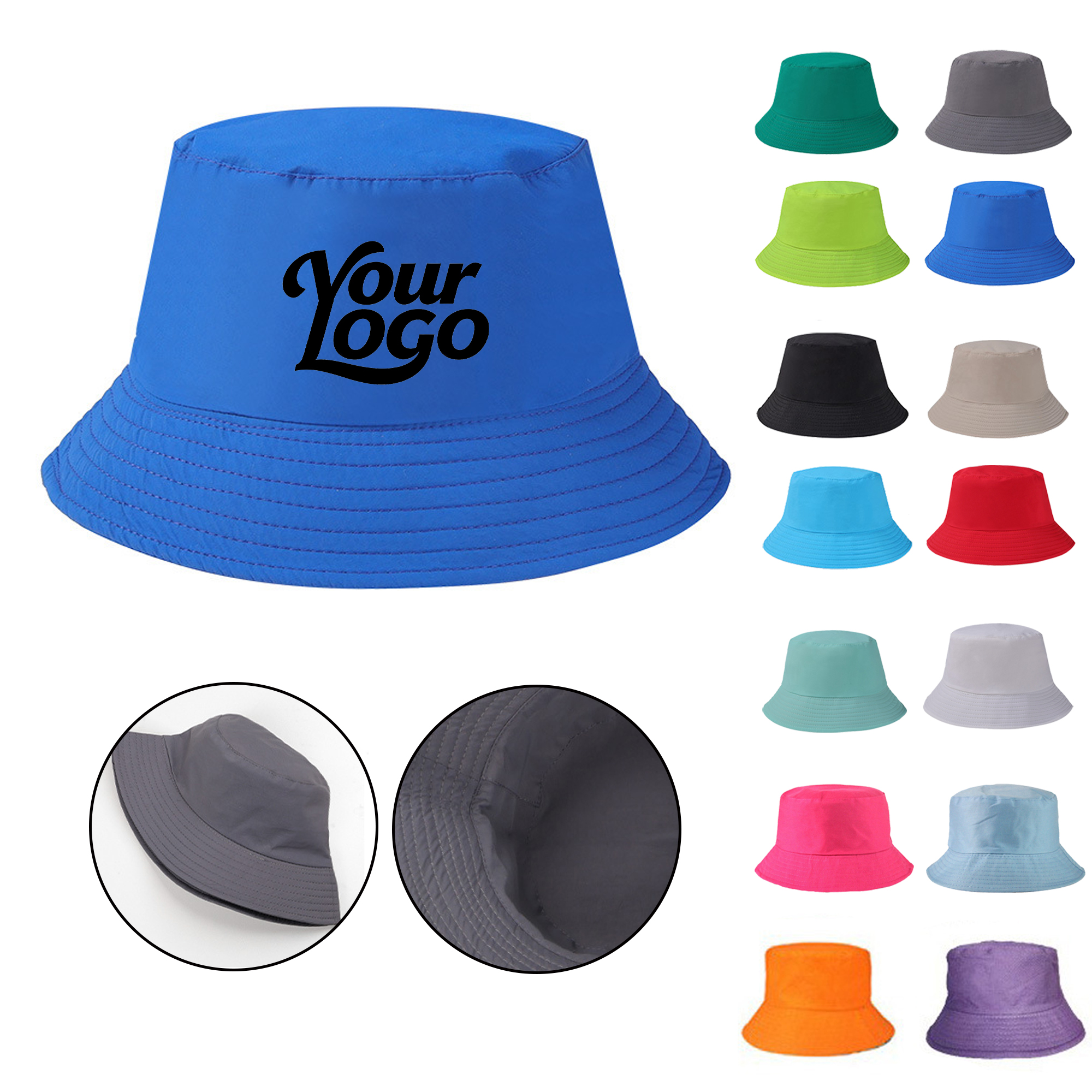 Wholesale Cotton Summer Bucket Hats 2