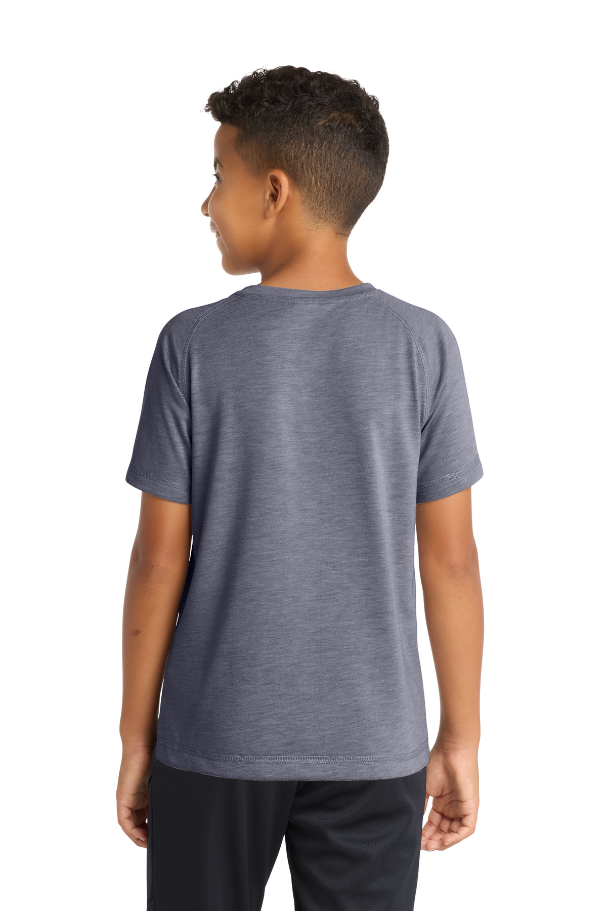 Sport-Tek Youth PosiCharge Tri-Blend Wicking Raglan Tee. YST400 7