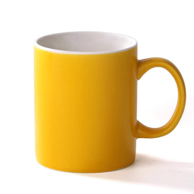 Custom 11 oz Smooth Ceramic Milk Cup 7
