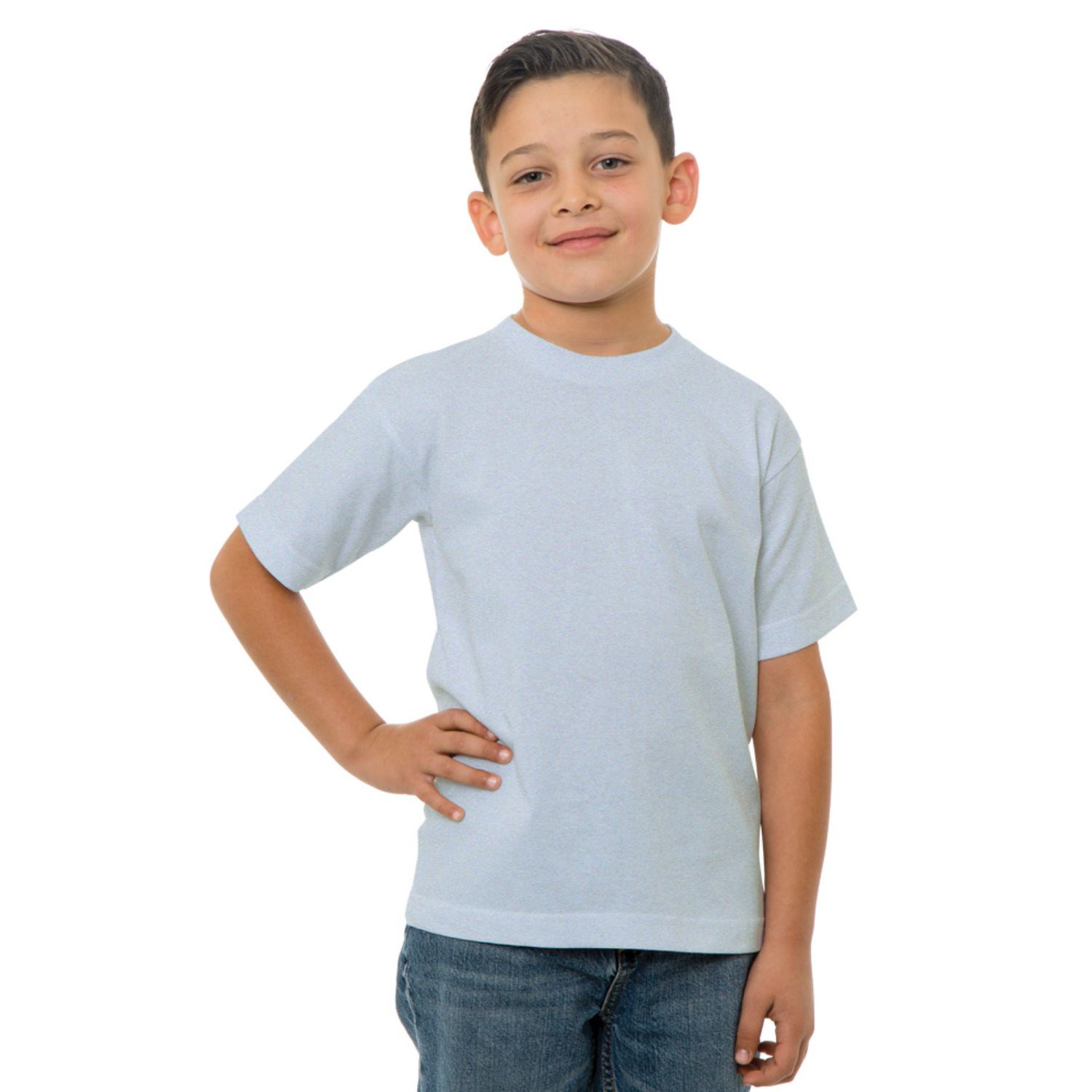 100% Cotton USA-Made Youth Crew Tee