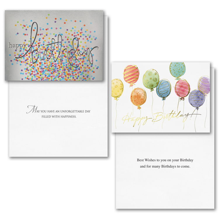 Birthday Card Assortment Pack 6