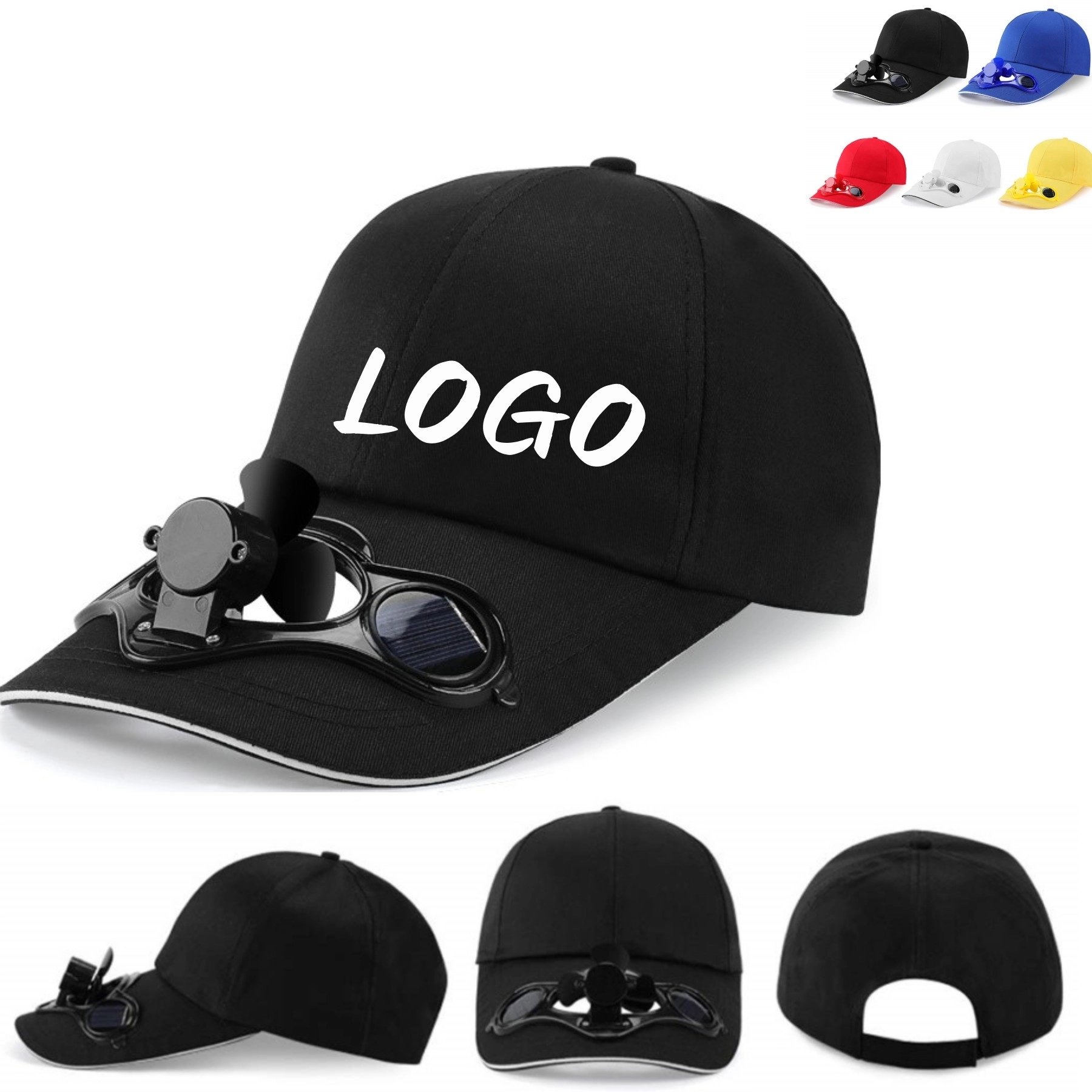 Solar Fan Baseball Cap 2