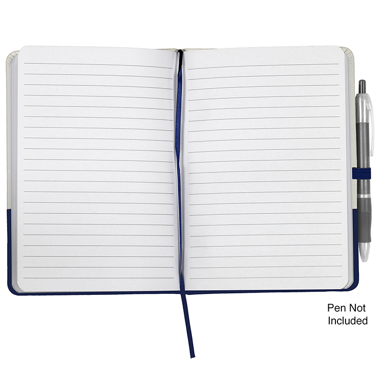 "Capitola" Notepad Notebook with Pen Loop 5