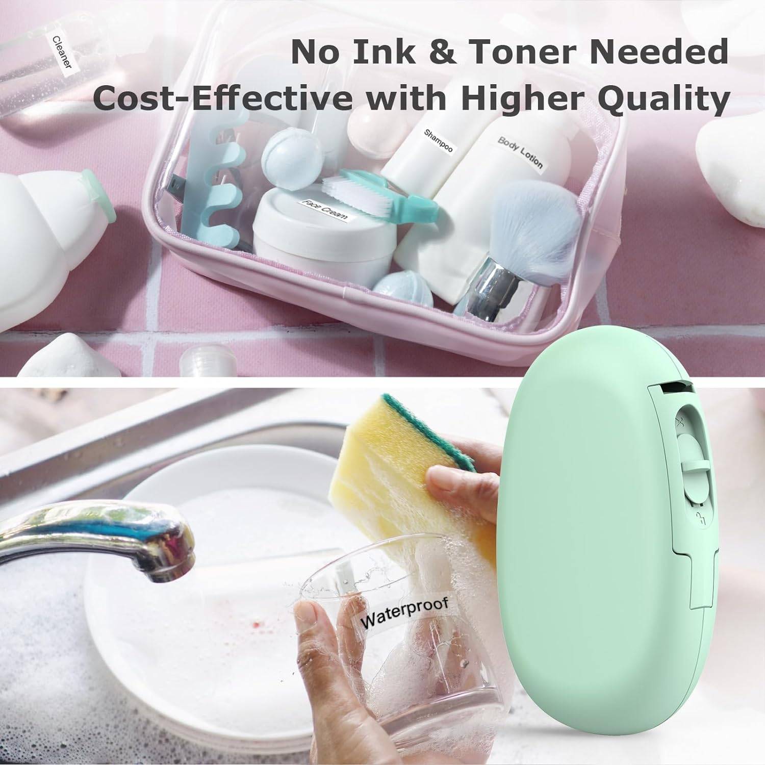 Bluetooth Label Maker Machine with Tape 4