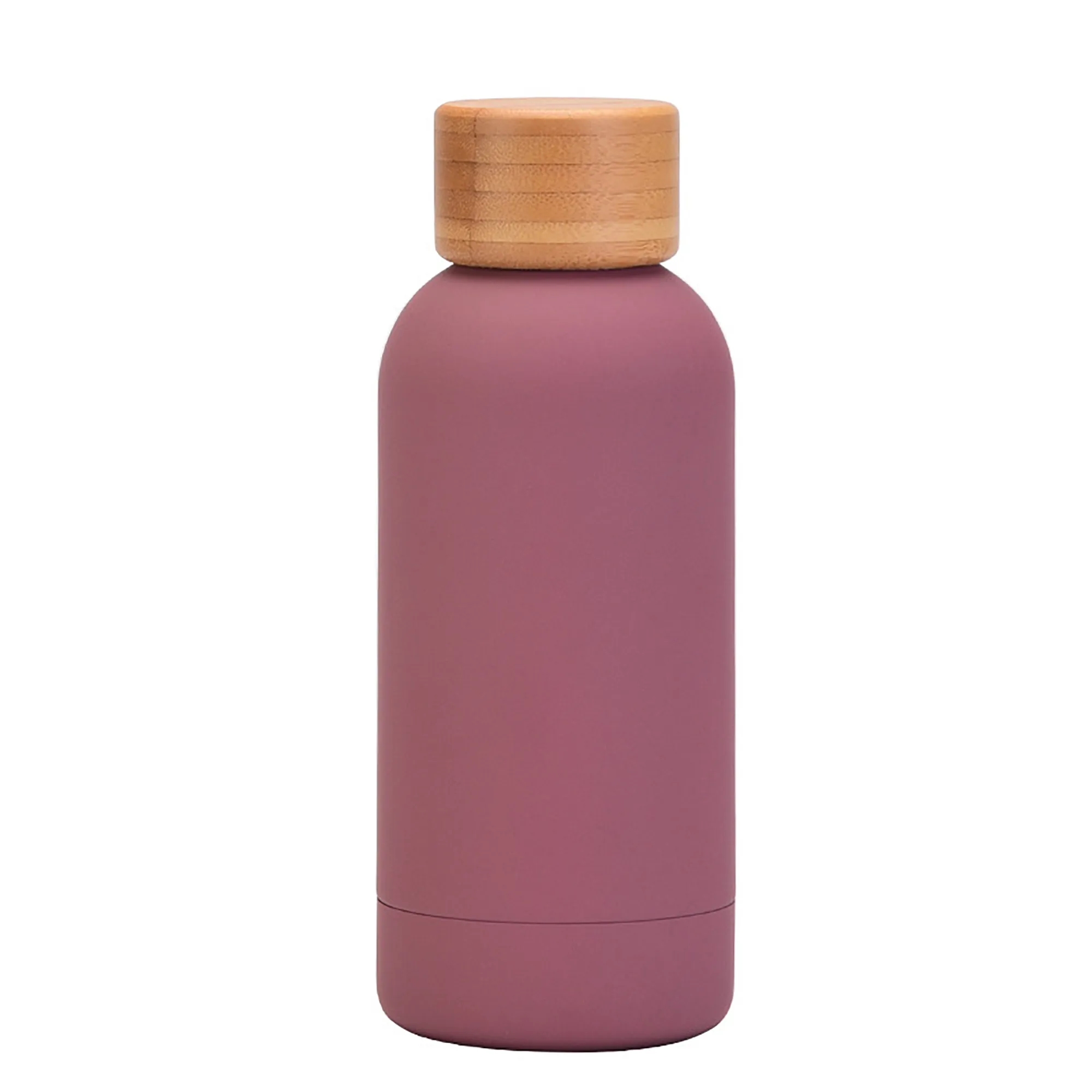 MOQ 50 12oz Stainless Steel Tumbler with Bamboo Lid 32