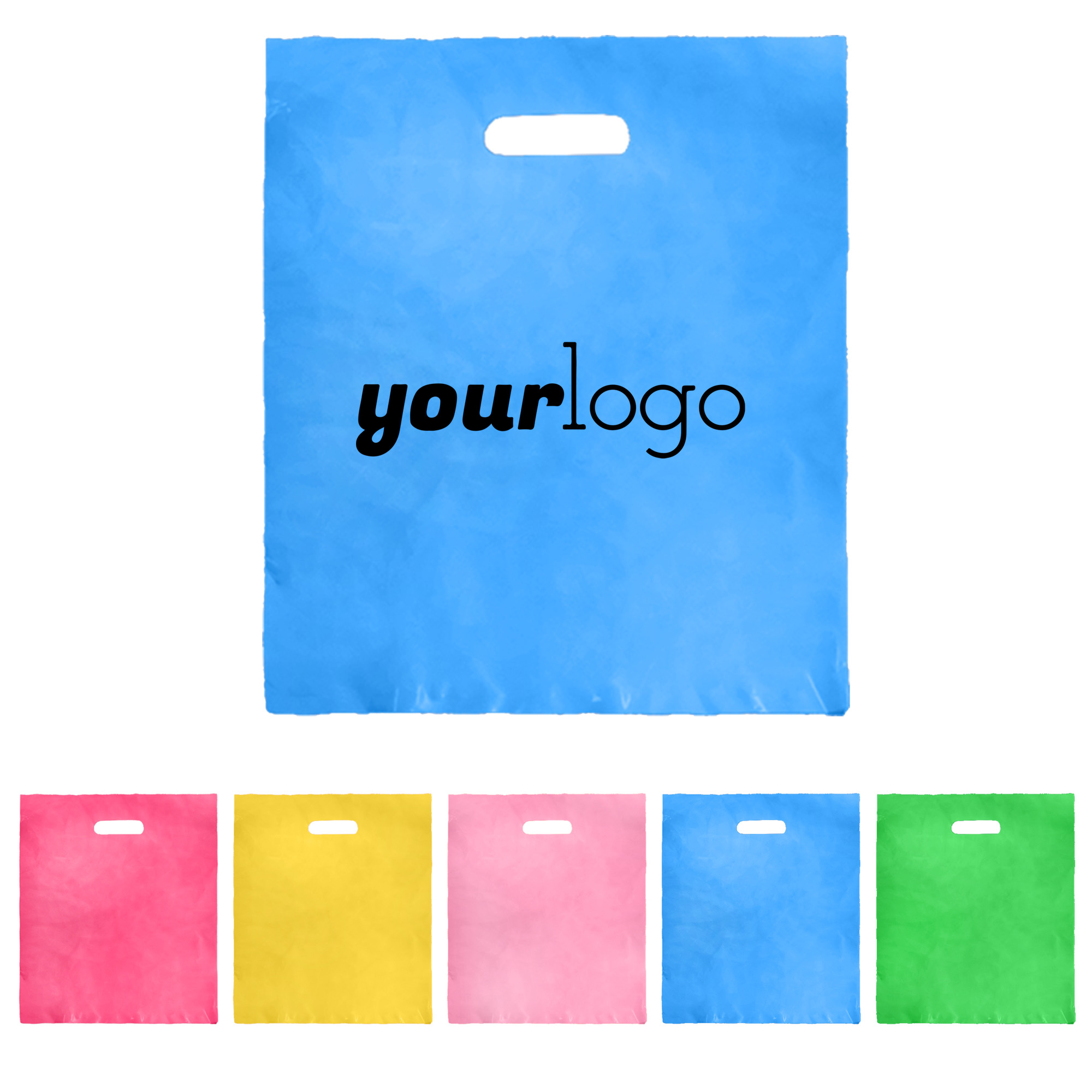 Plastic Die Cut Boutique & Gift Bags 5