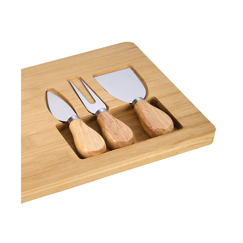 Morrissey 4-Piece Bamboo Cheese Set 10