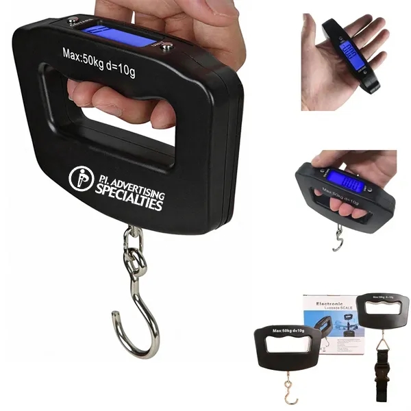 110lb /50kg Portable Digital Scale with Hook 7