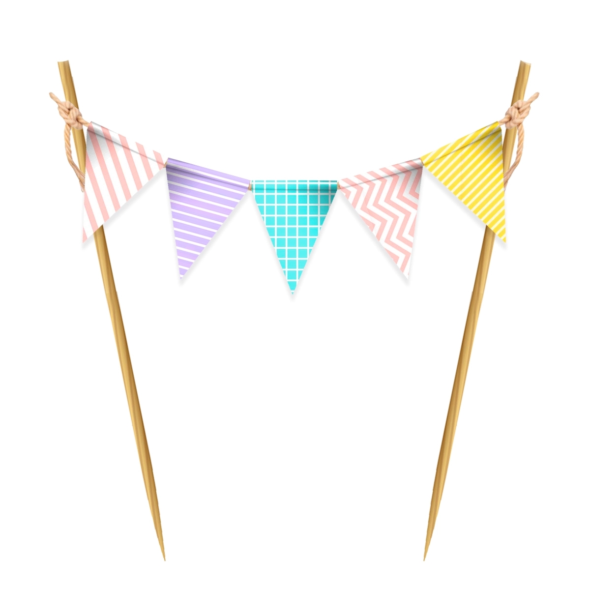 Paper Banner Toothpicks - Style D 2