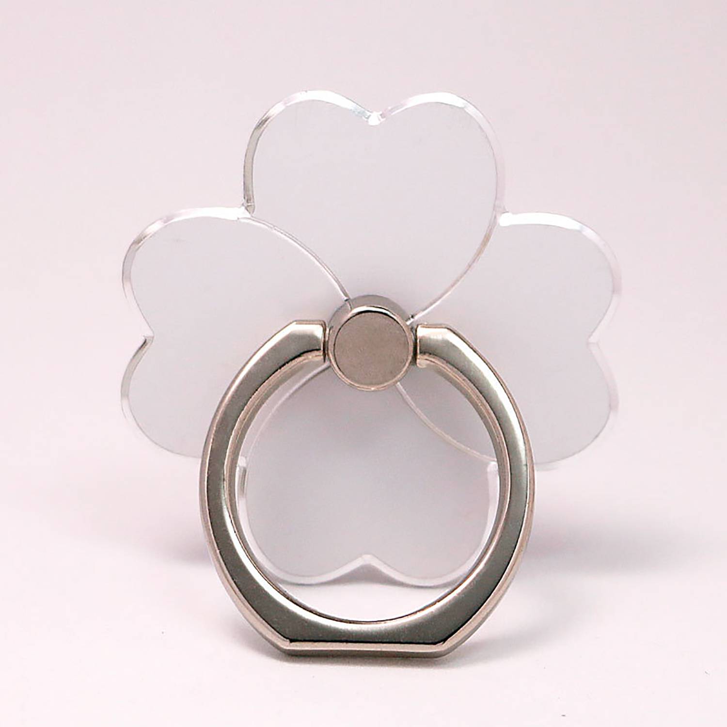 Metal 4-Leaf Clover 360 Degree Rotating Phone Ring Stand 11