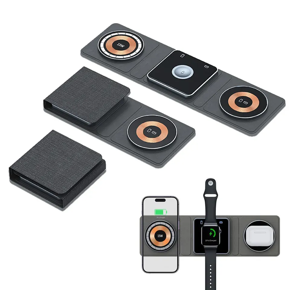 3-in-1 Travel Wireless Charger 3
