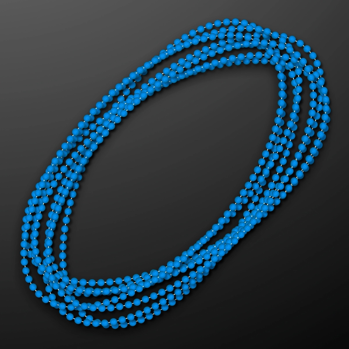7MM 33" Round Beaded Necklaces 43