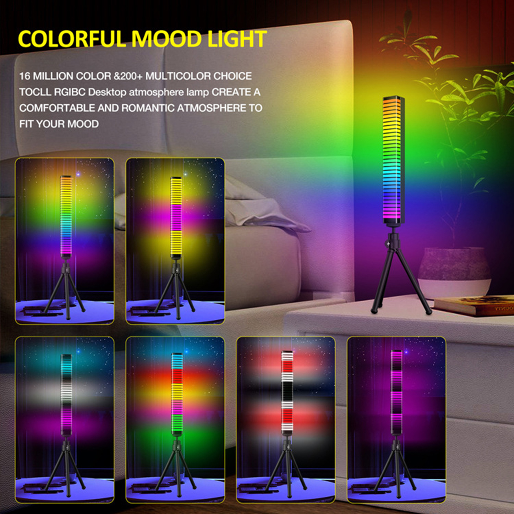 Colorful Voice Activated Rhythm Light 2