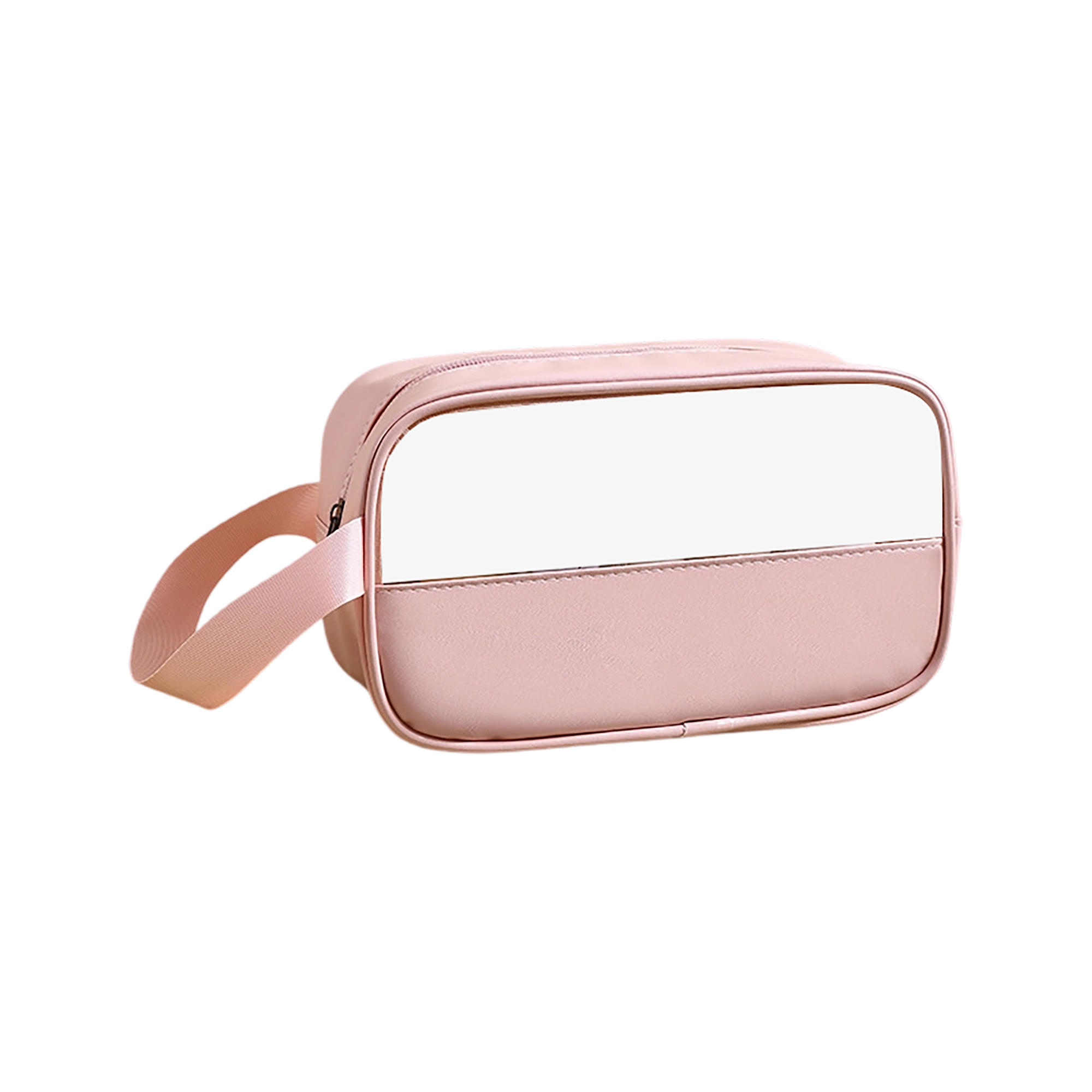 PVC PU Leather Transparent Makeup Storage Travel Bag 2