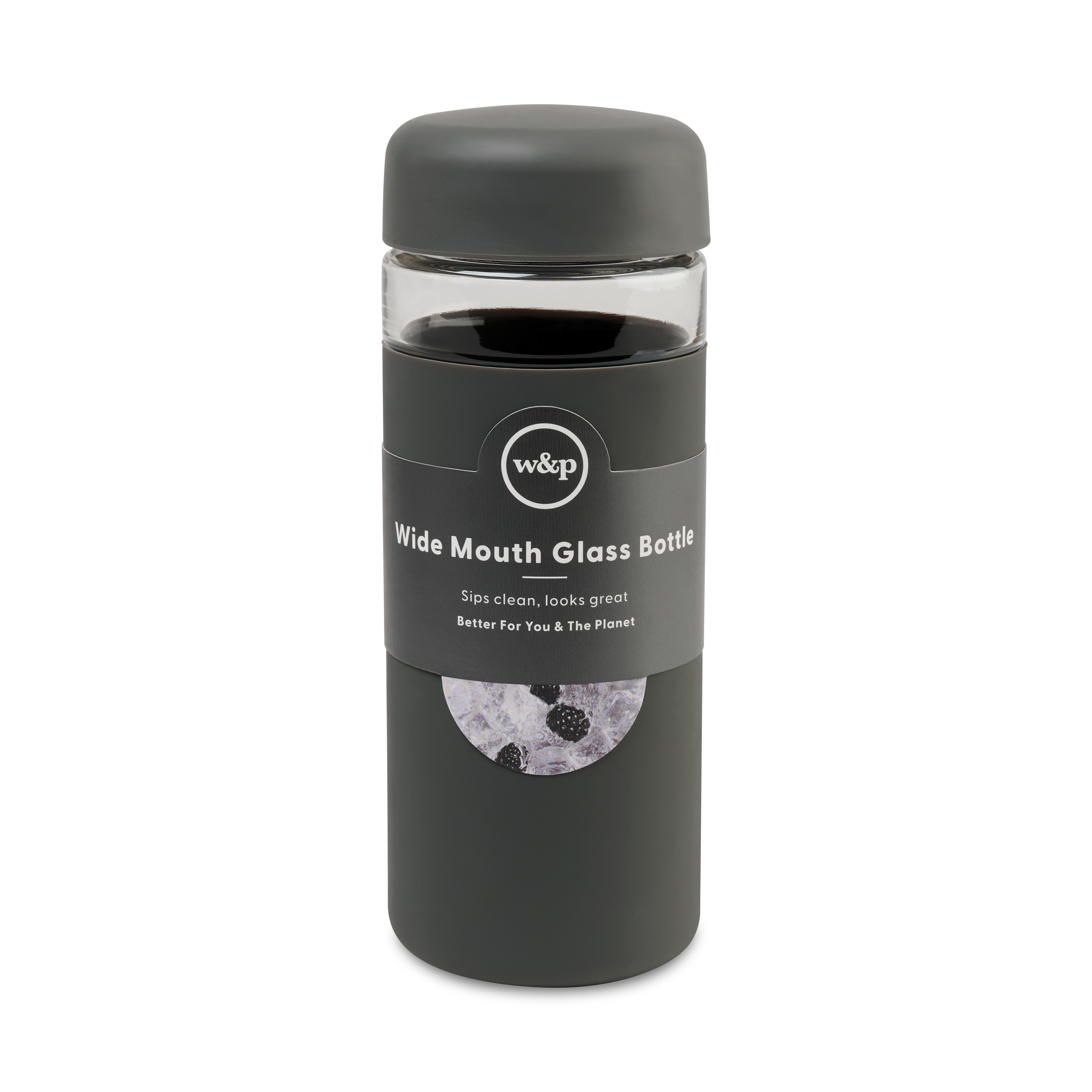 W&P Wide Mouth Glass Bottle 16 Oz. 3