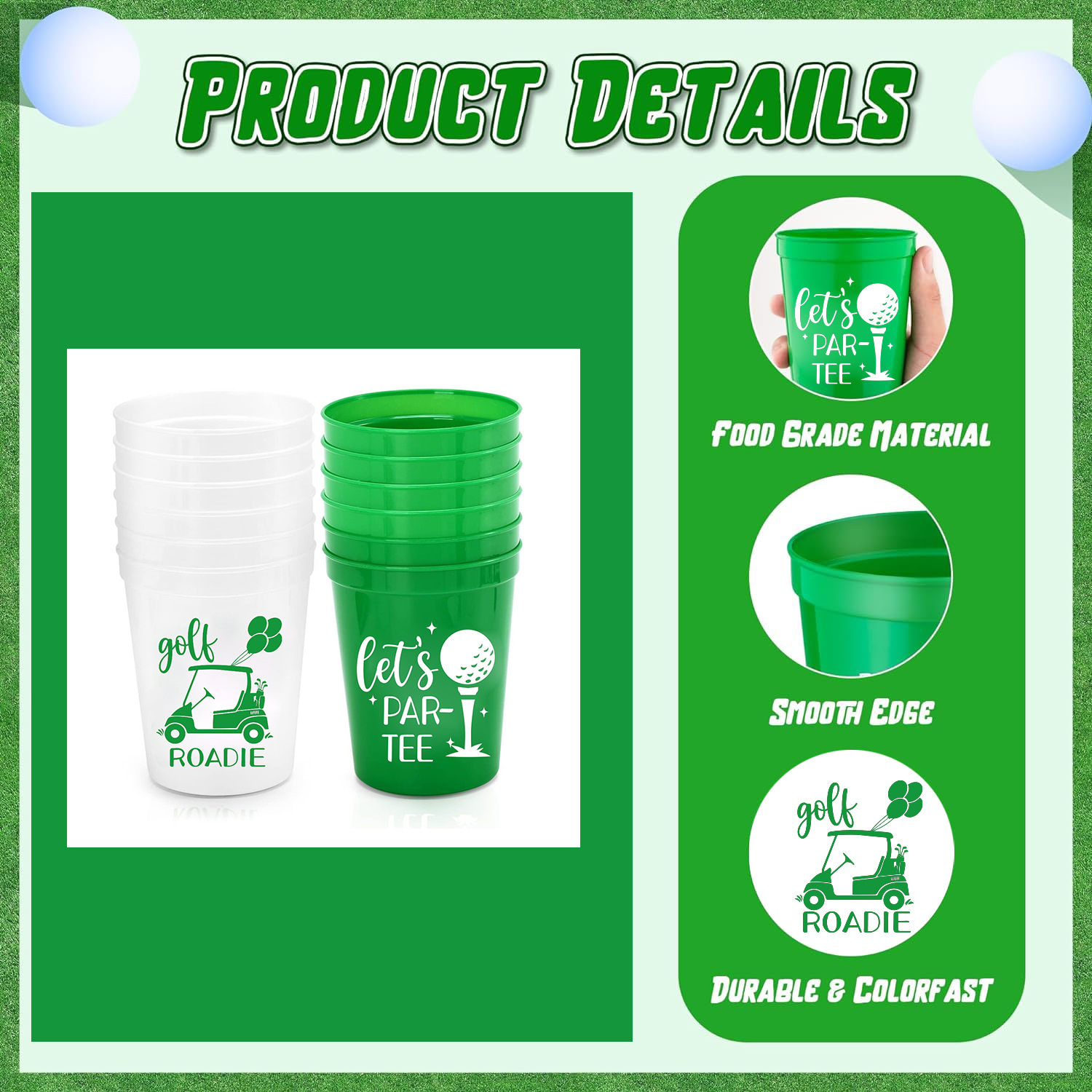 16 oz Reusable Plastic Stadium Cups 5