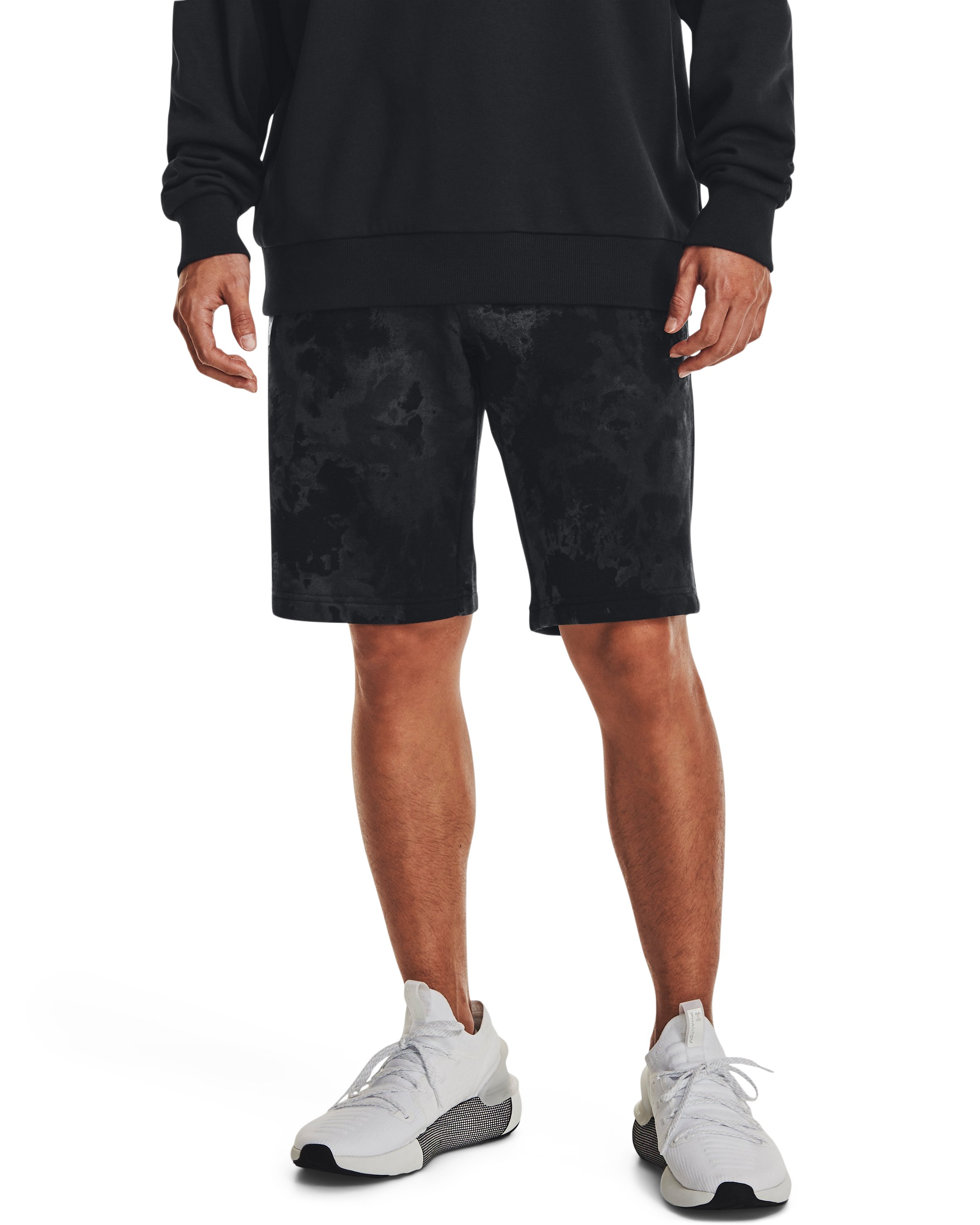 Men's UA Rival Fleece Dye Shorts 3