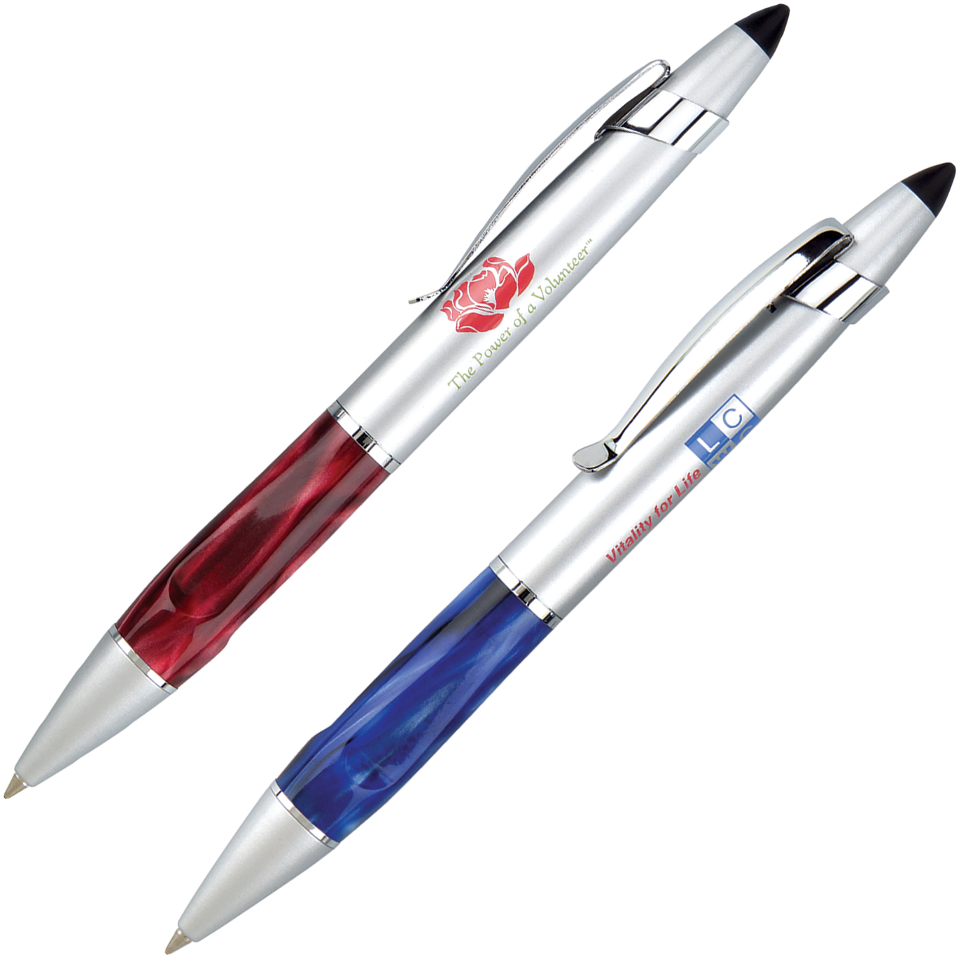 Media Twist Action Promotional Pens with Acrylic Resin 6
