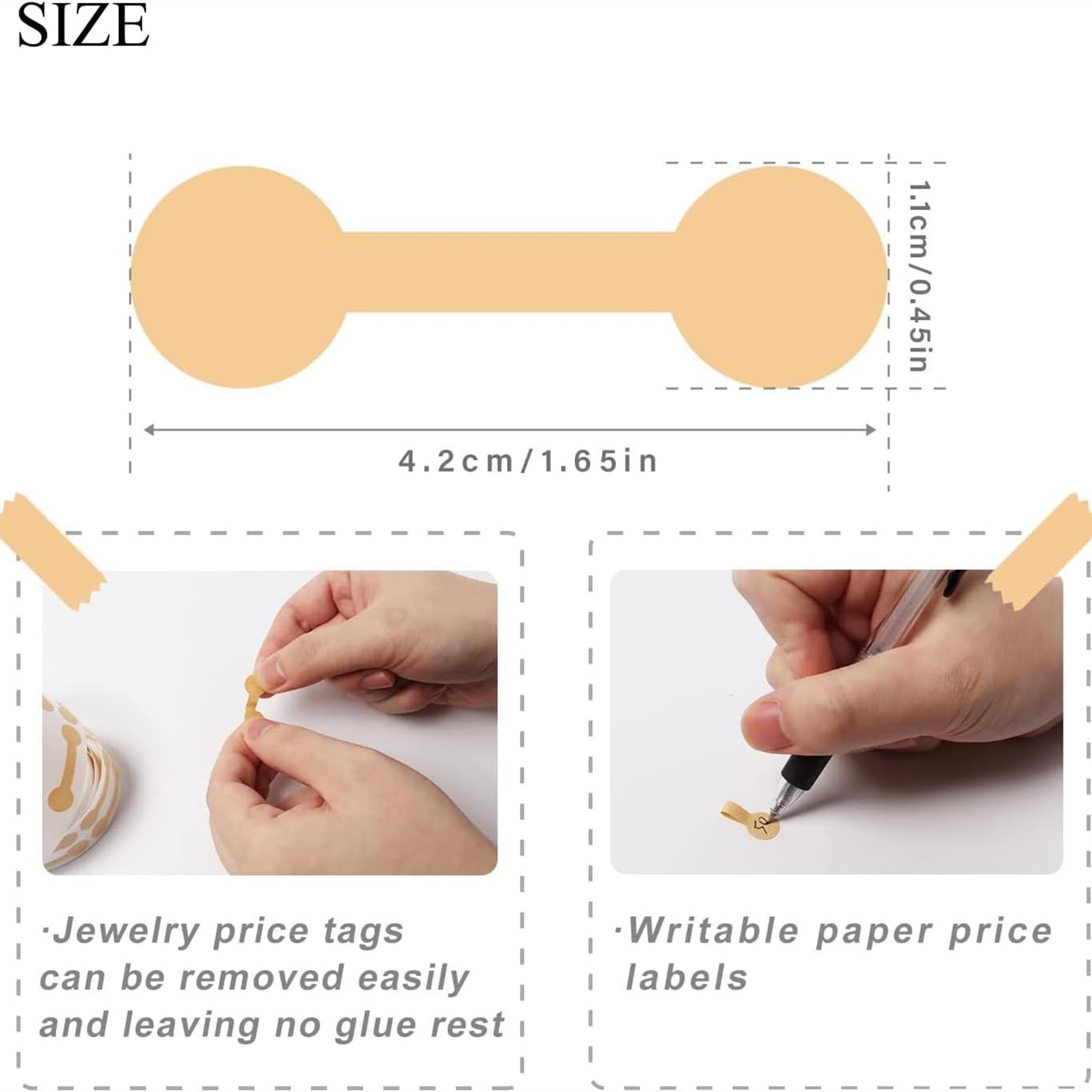 Blank Jewelry Price Stickers 2