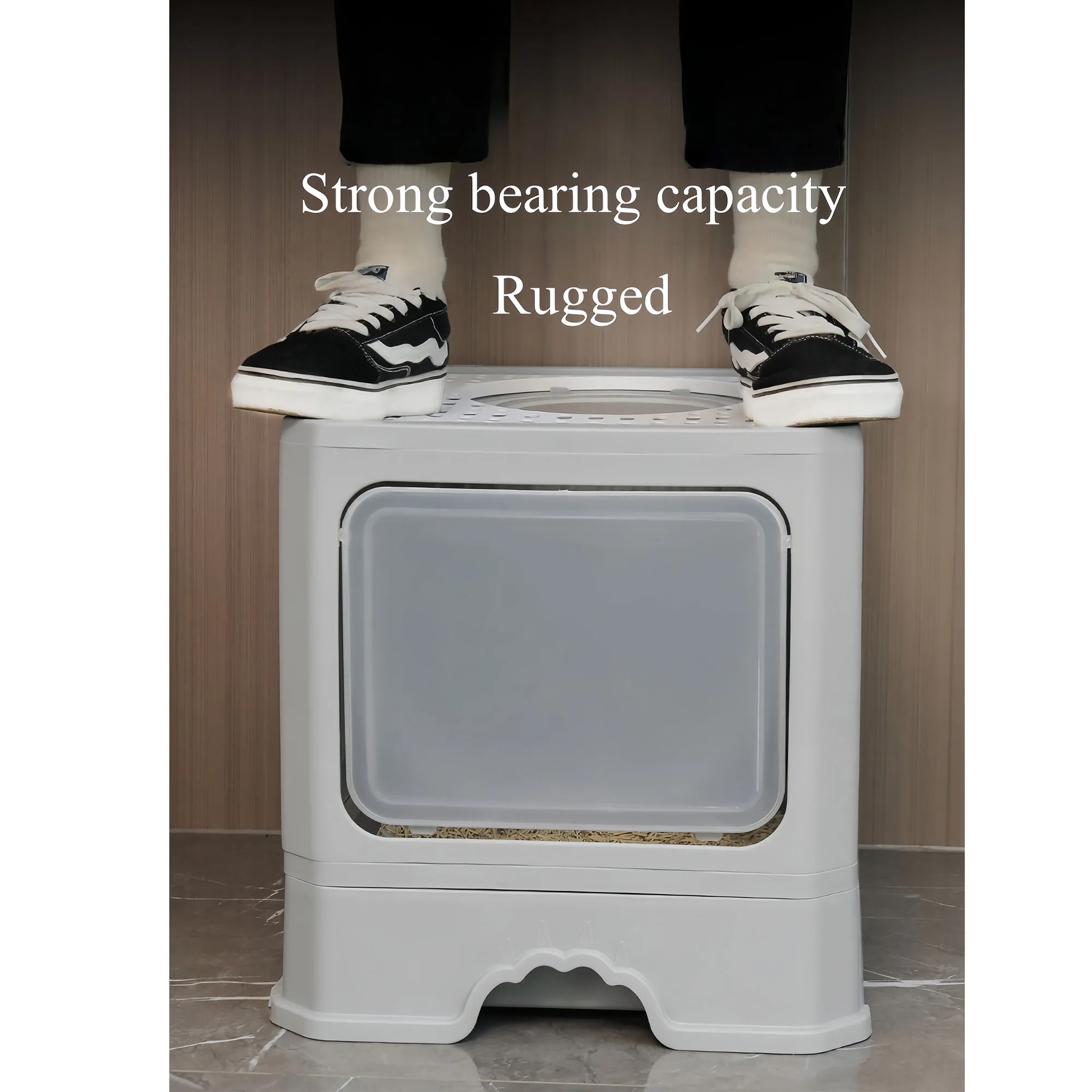 Premium Odor Control Cat Litter Box Anti Splash Design 5