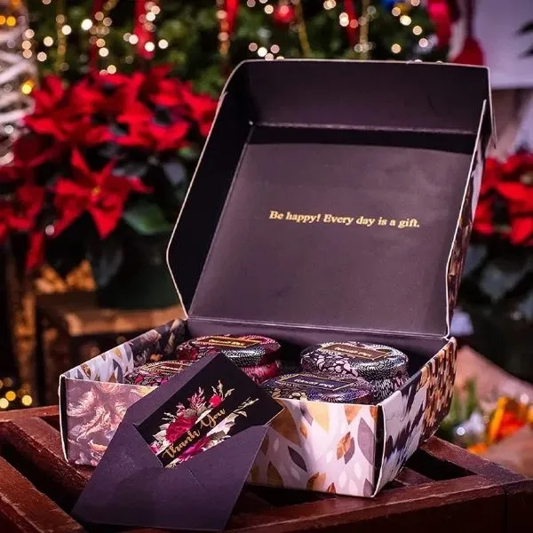 Custom Candle Set Gift Box 6