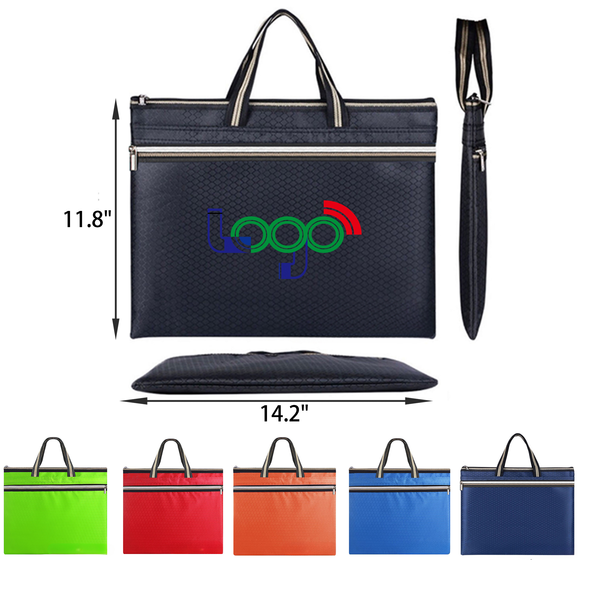 MOQ 50 PCS Spacious Business Document Hand Bag 7