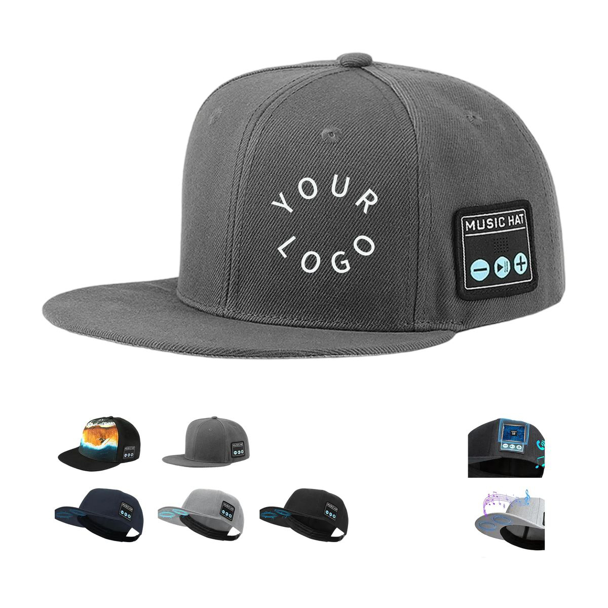 Cotton Sports Cap with Audio 7