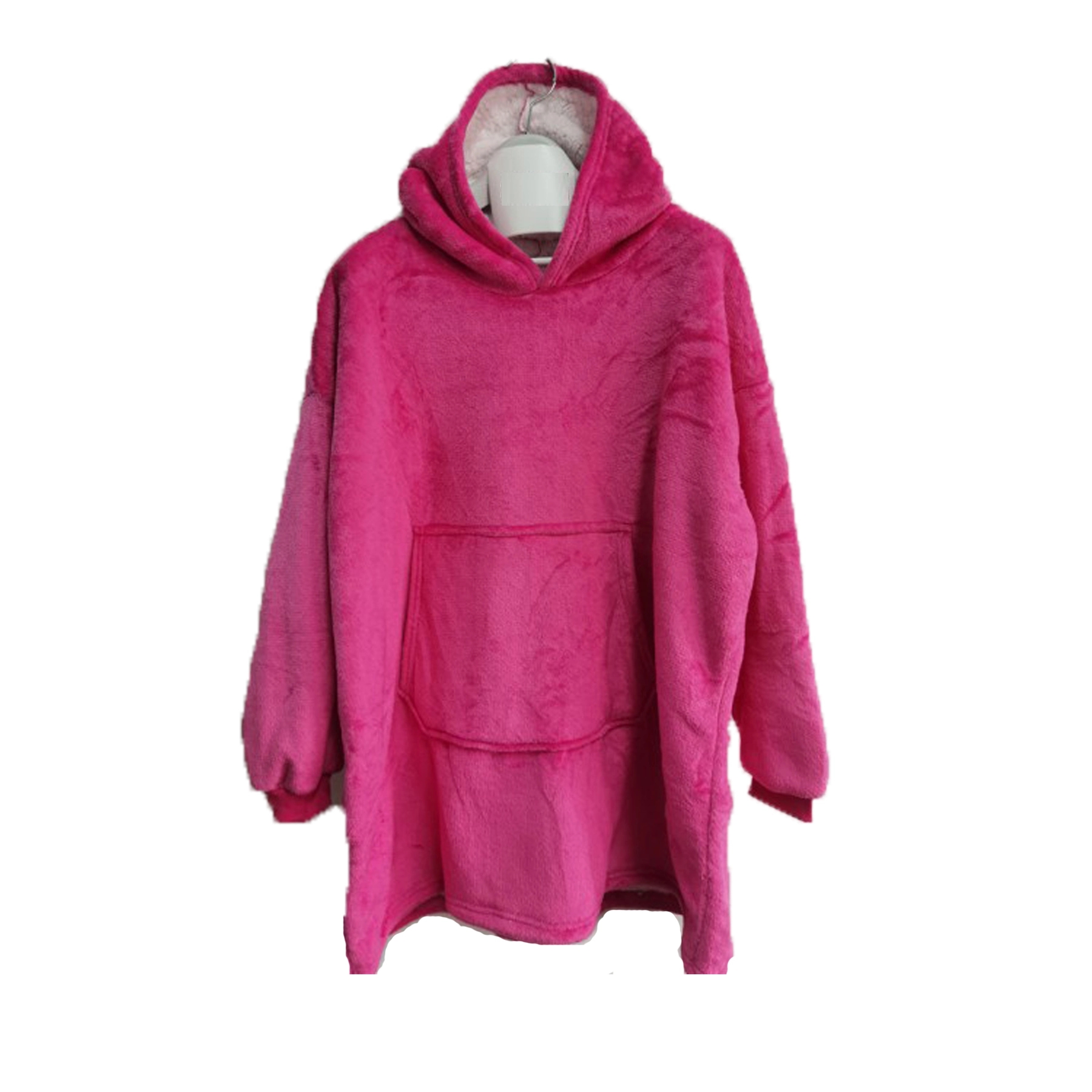 Oversized Microfiber & Sherpa Wearable Blanket 6