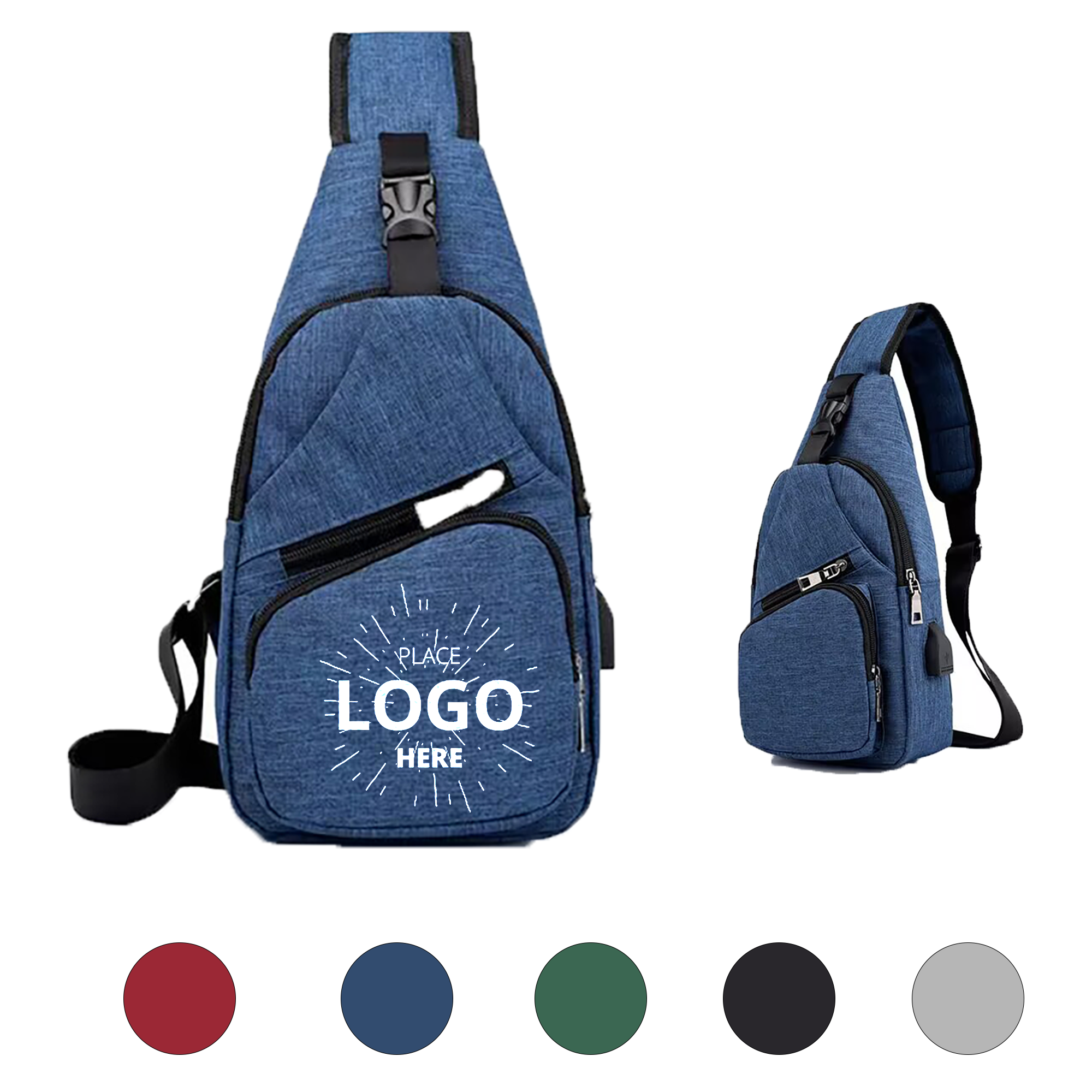Outdoor Leisure Large Capacity Crossbody Bag 3