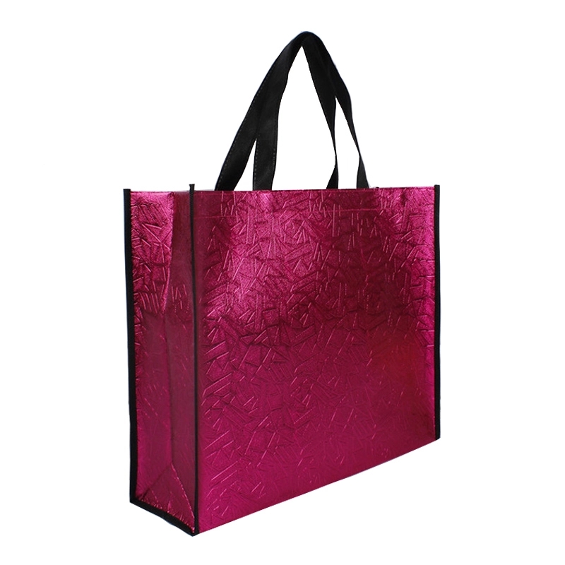 Custom Promo Laser Coated Non-Woven Shopping Gift Tote Bag 7