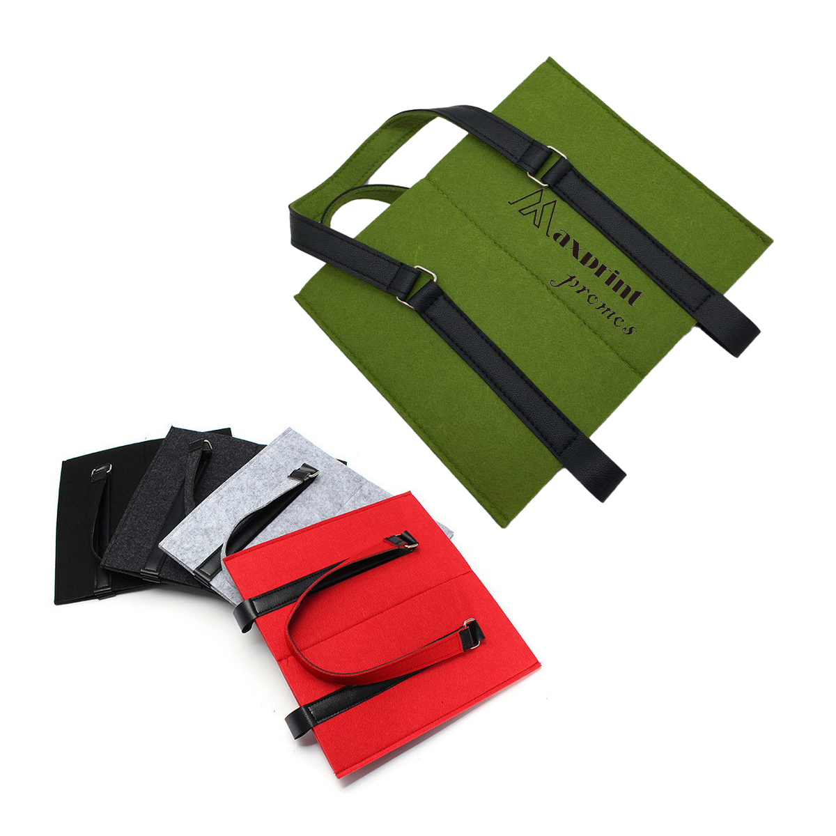 FeltWine Carrier Tote Gift Bags 2 Bottle 2